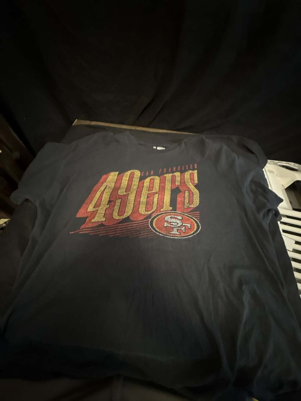 San Francisco 49ers Black T-Shirt - XL